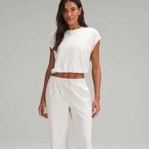 lululemon Wide-Sleeve Gathered Hem T-Shirt